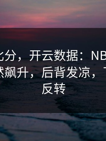 别只盯比分，开云数据：NBA火箭犯规数突然飙升，后背发凉，下一秒就反转