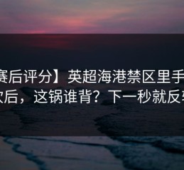 【赛后评分】英超海港禁区里手球没吹后，这锅谁背？下一秒就反转